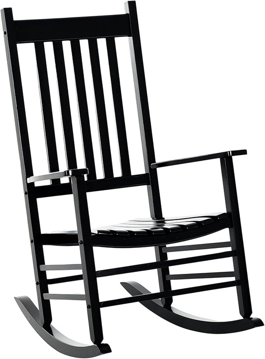 Outsunny Outdoor Rocking Chair, Patio Wooden Rocking Chair by Outsunny