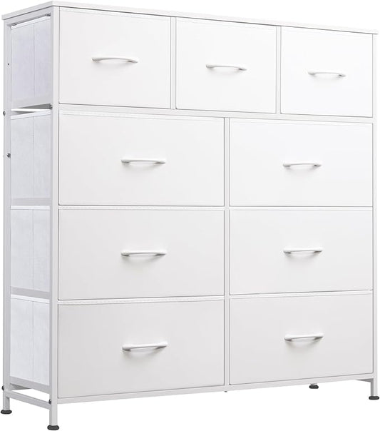 WLIVE 9-Drawer Dresser, Fabric Storage Tower by WLIVE