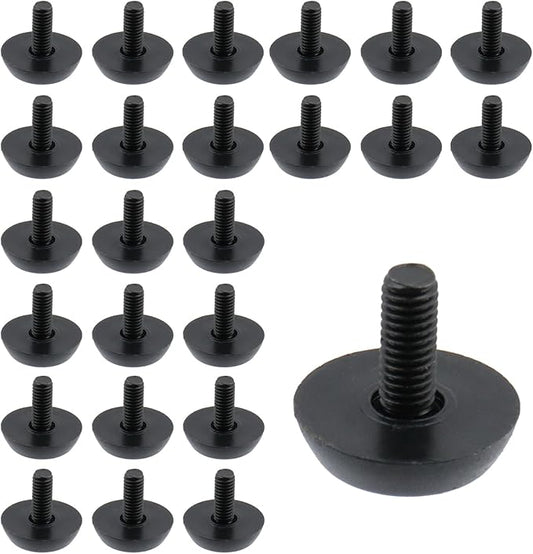 Antrader 24 Pack M6×15mm Furniture Lvelers, Table Leg Levelers, Levelling Foot by Antrader