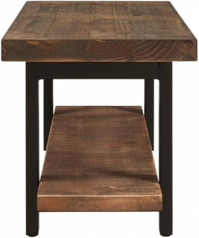Alaterre Furniture Pomona Entryway Bench – Modern Rustic 48-Inch Solid Wood - Image 10