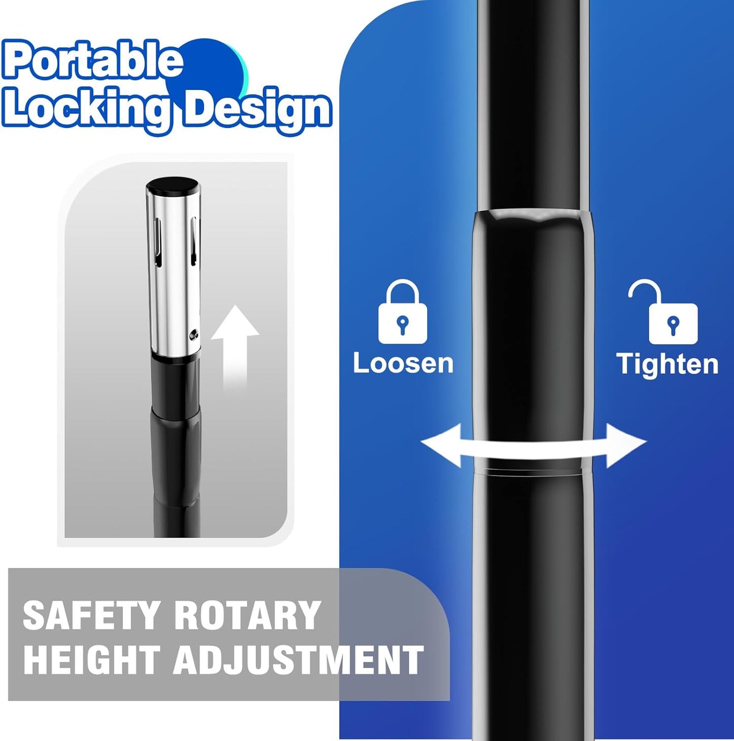 Pipe and Drape Backdrop Stand 10ftx10ft Adjustable Background Support System Heavy Duty Background Stand for Wedding Banquet Decorations Black