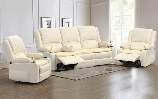 Yolsali 3 Seater Recliner Sofa Set by SavortheHappyMoments