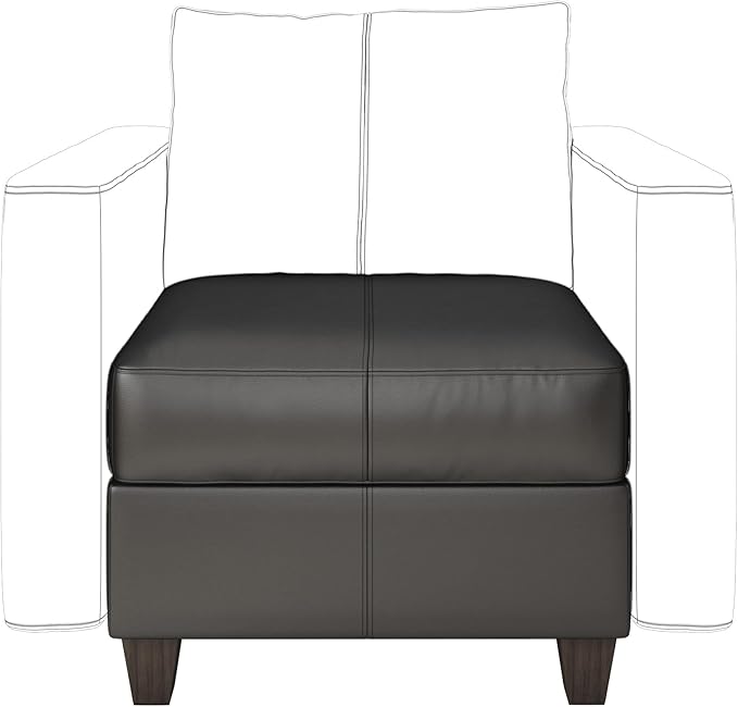 EASE MOOSE Faux Leather Square Ottoman Module - Image 3