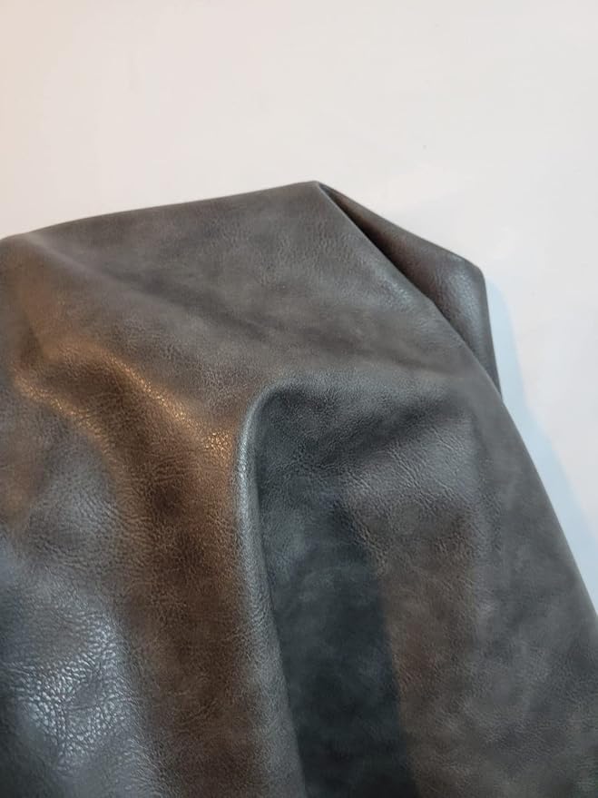Soft Faux Vegan PU Leather by the Yard Synthetic Pleather 0.9 mm Nappa Yards - Image 4
