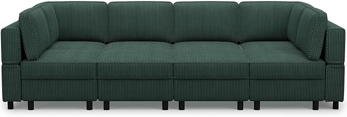 Belffin 114.2" 8 Seats Modular Sectional Sofa - Image 9