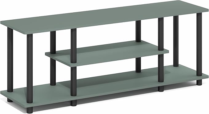Furinno Turn-N-Tube TV Stand, 3-Tier Open Frame Rectangular Entertainment Center - Image 5