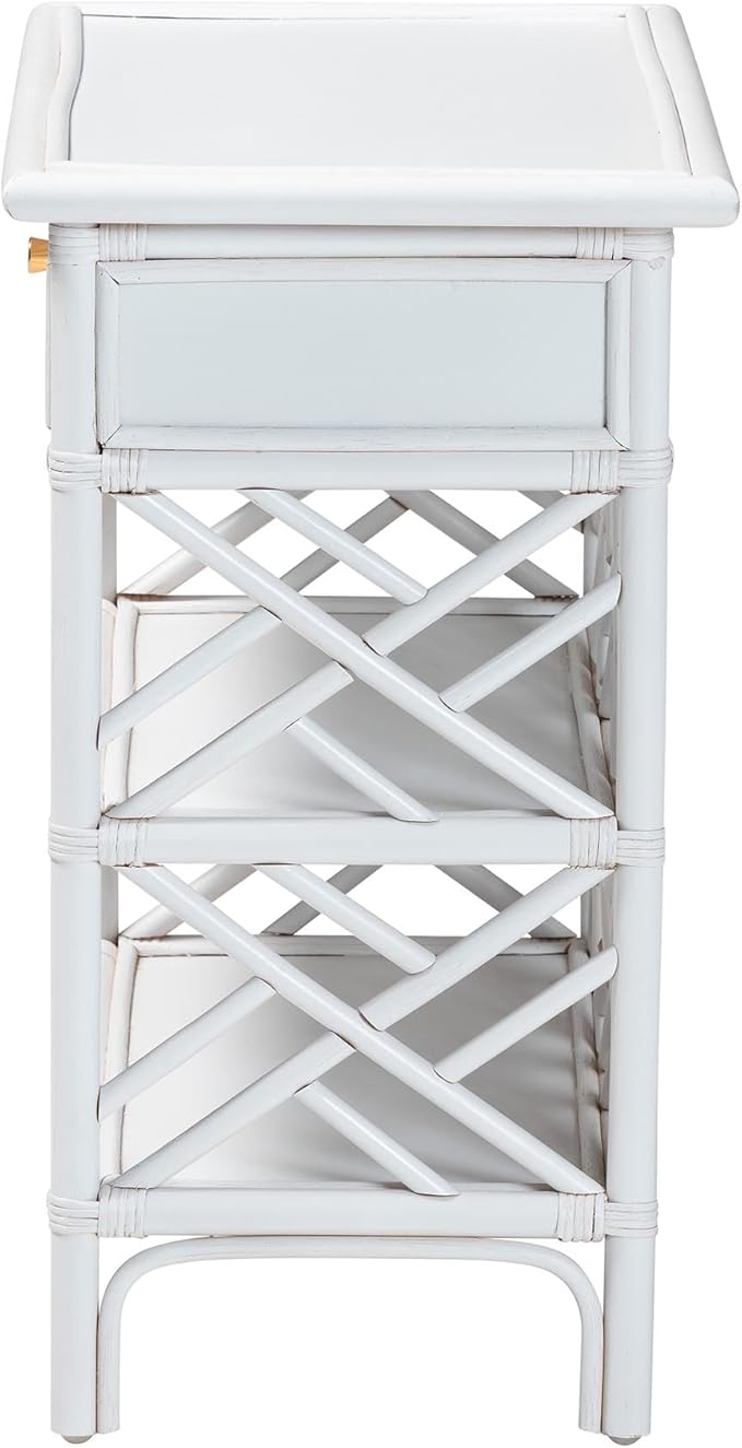 bali & pari Tiaret Natural Rattan Nightstand - Image 6