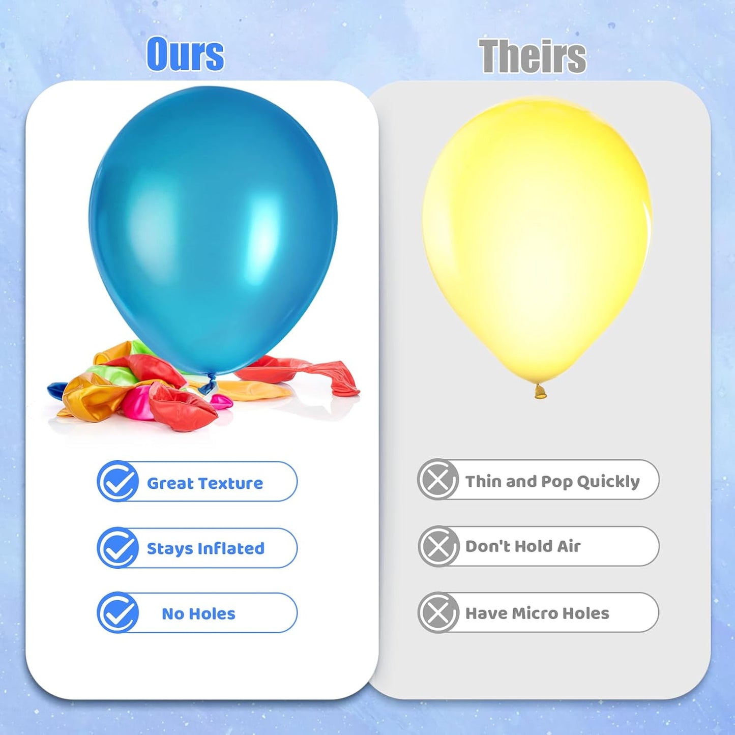 120 Pack Balloons Assorted Color 12 Inches Rainbow Latex Balloons, 10 Bright Color Balloon Arch Kit, for Birthday Baby Shower Wedding Party Decorations