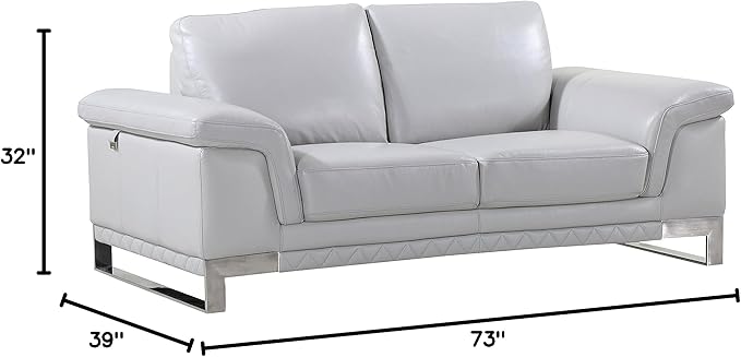 Blackjack Furniture Weston Collection Genuine Italian Leather Living Room - Image 12
