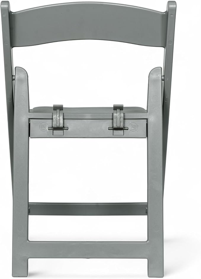 Flash Furniture Hercules Set of 10 Kids Gray Resin Folding Chair - Image 12
