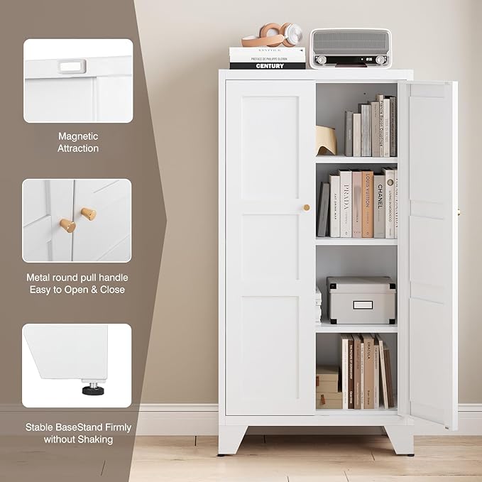 Yizosh Metal Storage Cabinet - Image 6