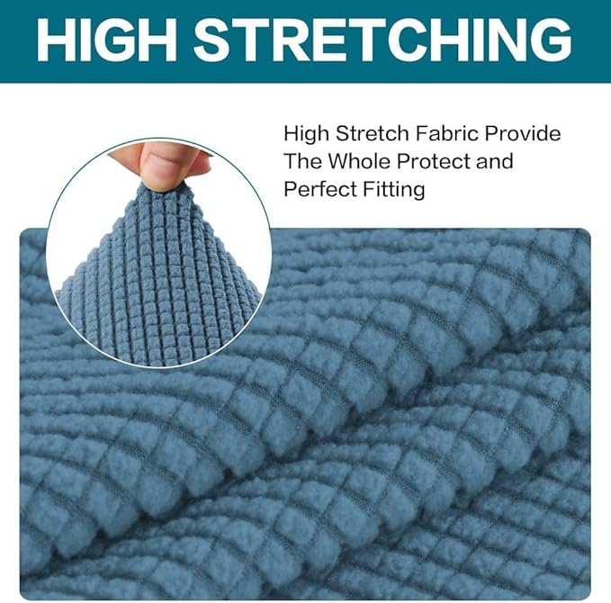 Turquoize 2 Piece Chair Covers Chair Slipcovers - Image 5