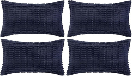 Fancy Homi 4 Packs Decorative Throw Pillow Covers by Fancy+Homi
