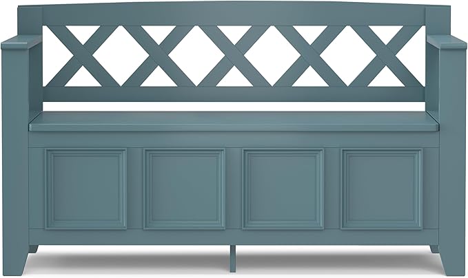 SIMPLIHOME Amherst Entryway Storage Bench - Image 6