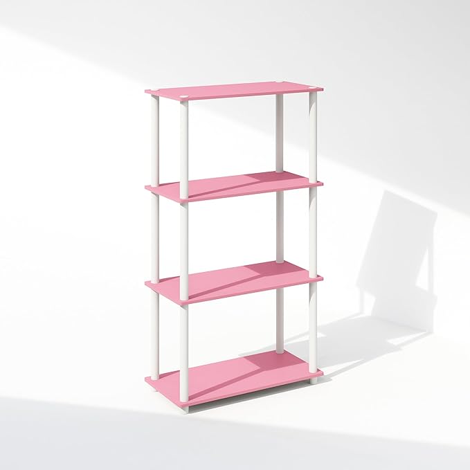 Furinno Turn-N-Tube Book Shelf, 4-Tier Bookshelf, Bookcase - Image 6