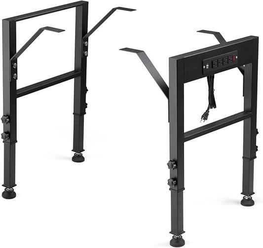 OLBRUS 19.6-Inch Depth Workbench Frame, Height Adjustable 28.5" to 33.8" by OLBRUS