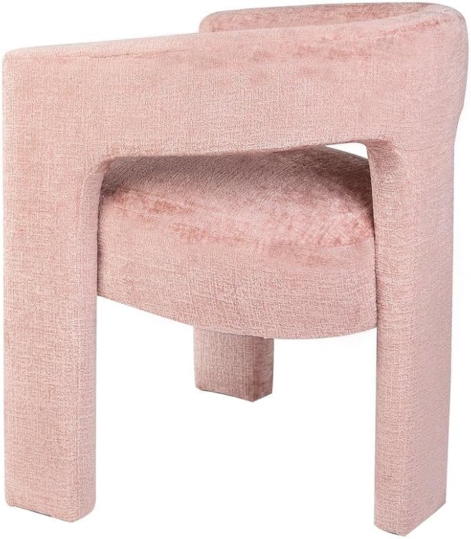 Jofran Gwen Jacquard Upholstered Accent Chair, Modern Luxury Plush Sculptural - Image 6