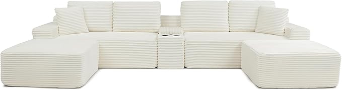 125" Oversized Sectional Couches - Image 8