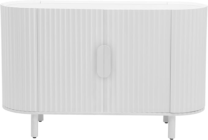 Curved Design Light Luxury Swith Adjustable Shelves, Suitable - Image 3