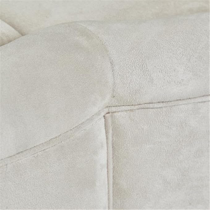 MICHAEL AMINI Malibu Crest Faux-Suede Cocktail Ottoman - Image 6