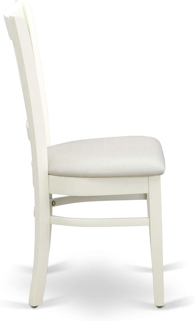 East West Furniture ANVA3-LWH-C 3 Piece Dining Table Set - Image 7