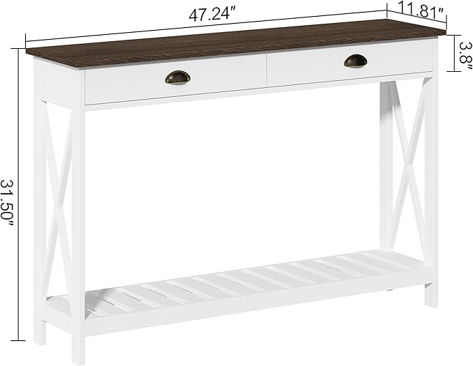 ChooChoo 47" Farmhouse Console Table - Image 2