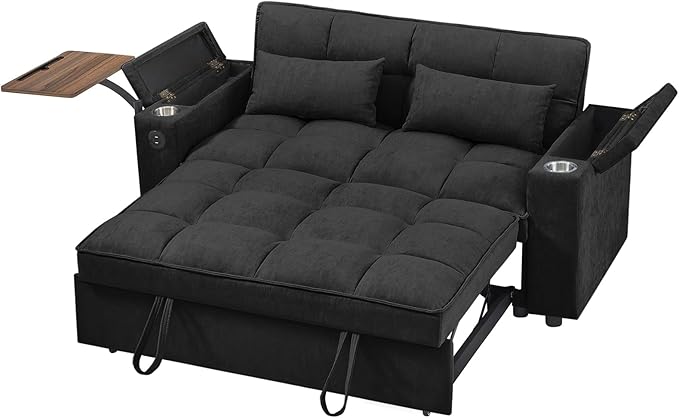 hansones 65'' 3-in-1 Folding Convertible Sofa Bed, Pullout Sofa, Modern - Image 6