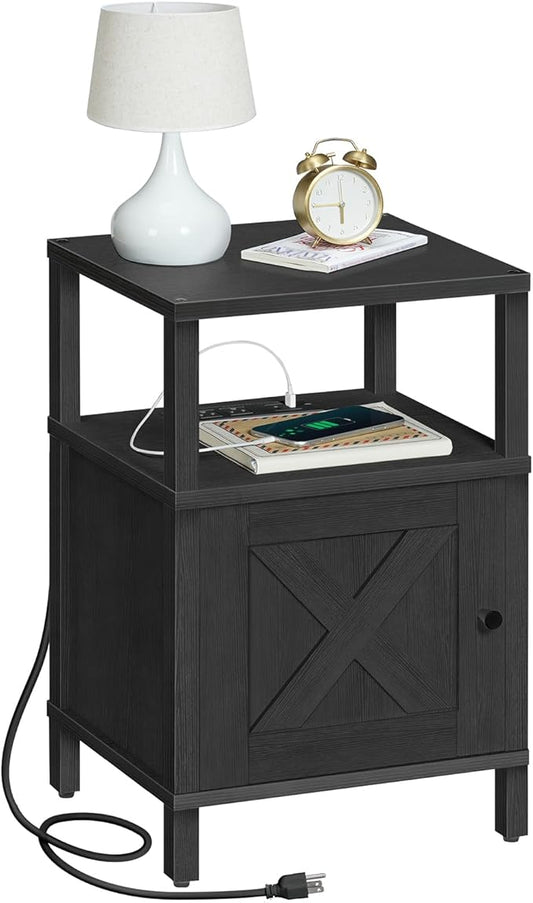 MAHANCRIS Farmhouse Nightstand by MAHANCRIS