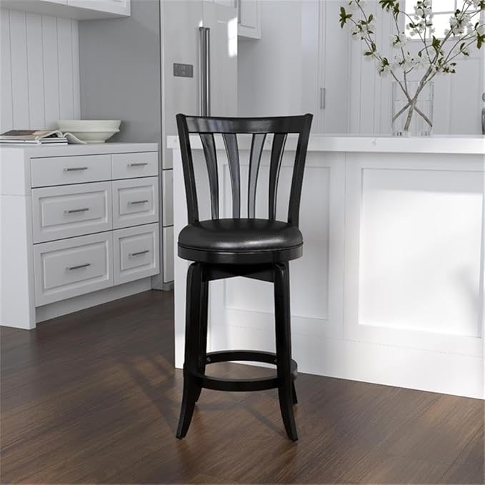 Hillsdale Savana Wood Kitchen Counter Height Stool, 29.5" High - Image 2