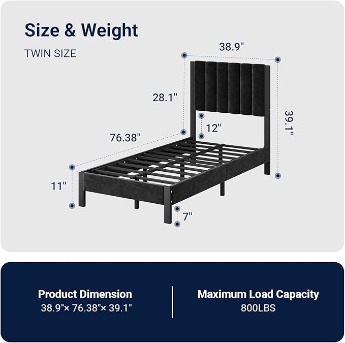 Avenco Twin Size Bed Frame - Image 2