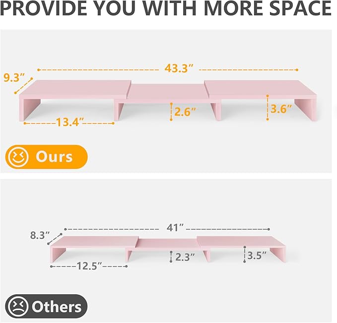 TAVR Dual Monitor Stand Riser, Computer Monitor Stands - Image 8