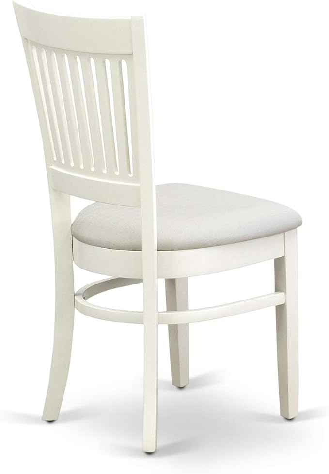East West Furniture NDVA3-LWH-C 3 Piece Kitchen Table & Chairs Set Contains a - Image 11