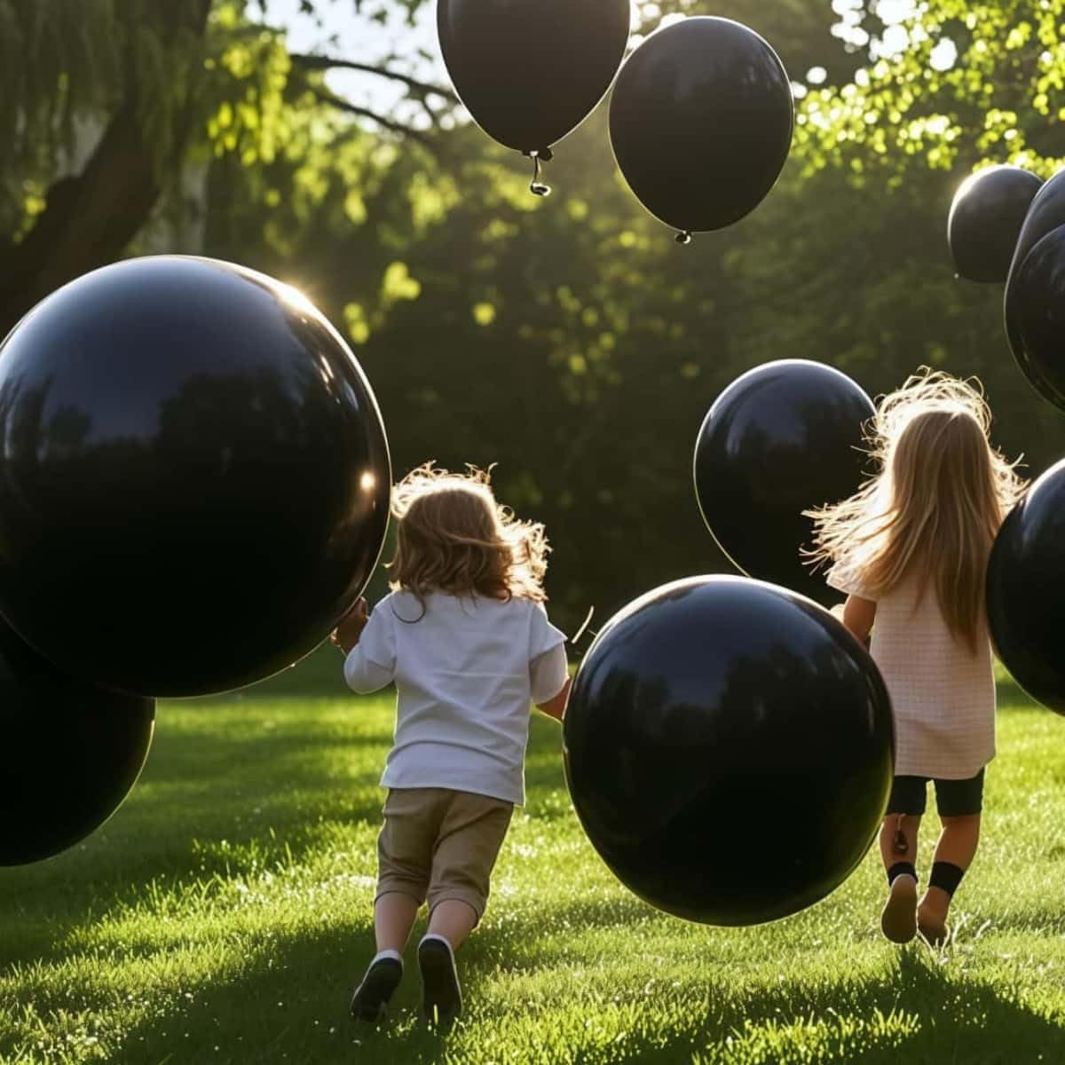 50 Pack Black Balloons 24 Inch Black Latex Party Balloon for Wedding, Birthday, Baby Shower and More