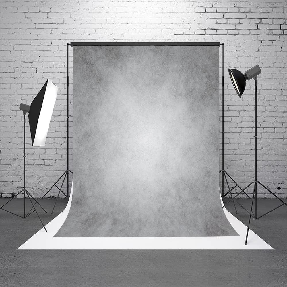 8x10ft Gray Abstract Photography Backdrops Grey Portrait Photo Studio Prop Background for Photographyer Ash Texture Backdrop for Party