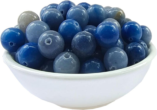 Stone Beads 10mm 60pcs Blue Sodalite Beads Round Loose Gemstones Beads for Bracelet Necklace Jewelry Making (10mm, 61003 Blue Sodalite)