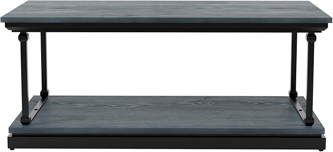 24/7 Shop at Home Ambridge Transitional Multi-Storage Wood 2-Piece Coffee Table - Image 6