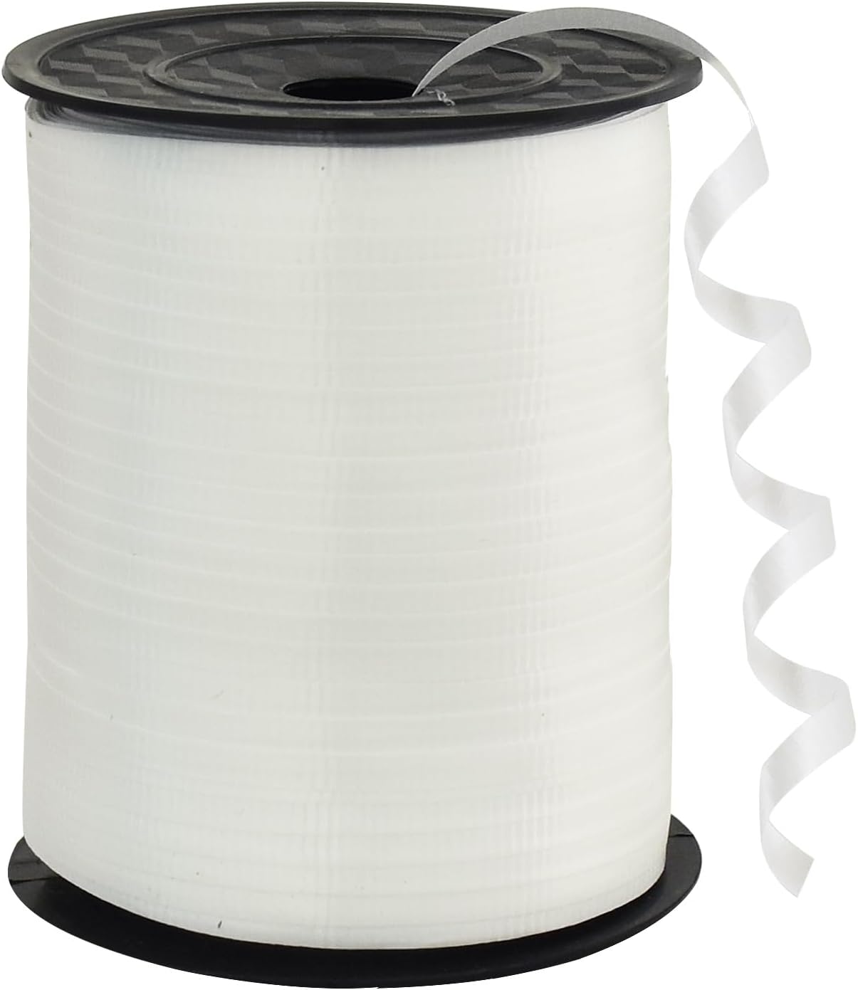 BEISHIDA 500 Yards Matte White Curling Ribbon Balloon String Crimped Ribbons for Gift Wrapping Ribbon for Birthday Halloween Party Decoration Festival Art Craft Christmas Gift Wraps