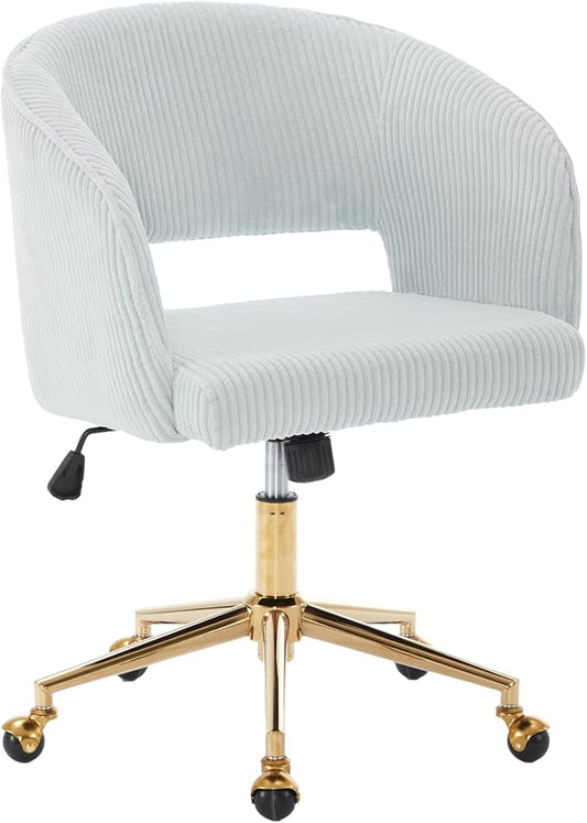 KCC Home Office Chair Swivel Desk Chair Accent Armchair Upholstered Modern by KCC