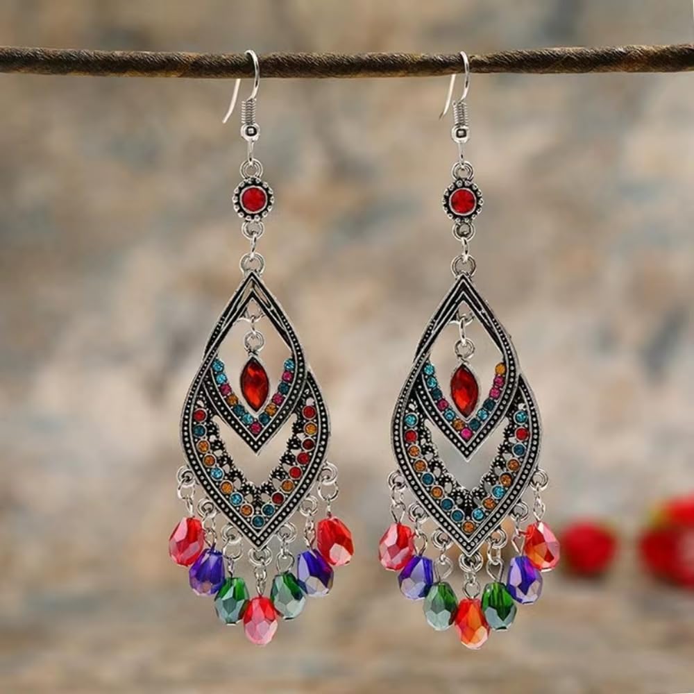 130pcs 6x8mm Teardrop Crystal Glass Beads Vertical Hole Faceted Glass Teardrop Spacer Beads for Bracelets Necklace Earring DIY Jewelry Making Craft(Pink)