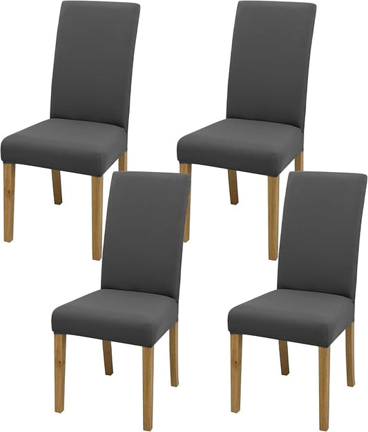 BIETYONE Stretch Dining Chair Covers Set of 4, Soft Removable Washable Kitchen by BIETYONE