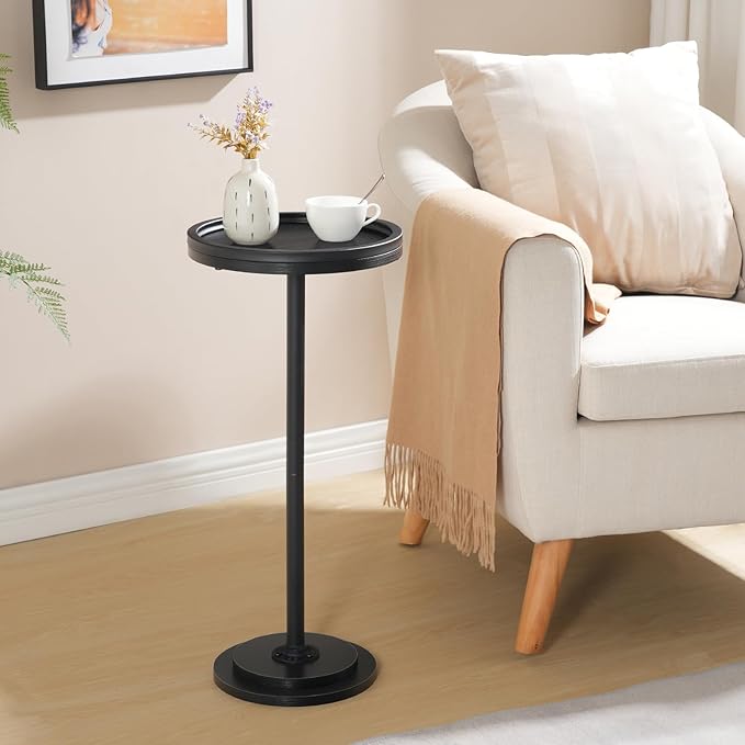 HOOBRO Small Round Side Tables, Drink Tables, Coffee Martini Tables - Image 8