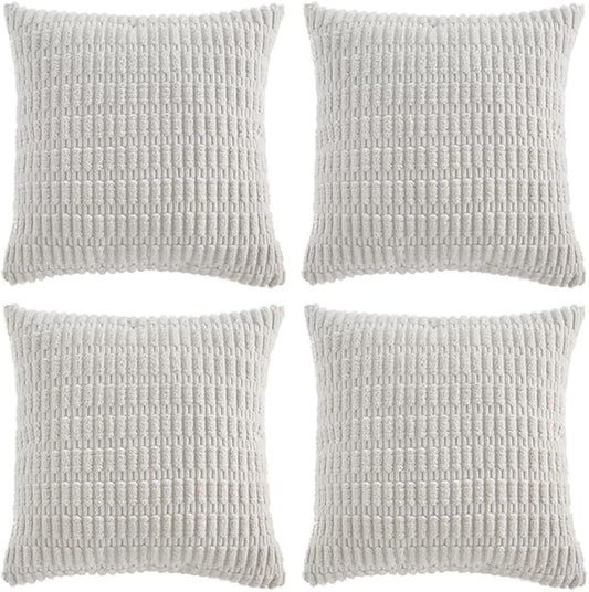 Fancy Homi 4 Packs Decorative Throw Pillow Covers by Fancy+Homi