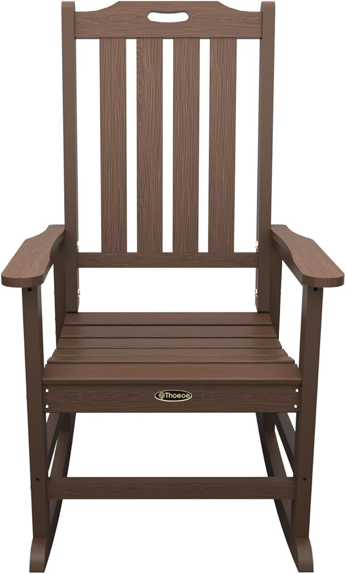 THOEOE Oversized Rocking Chair Set of 4, Outdoor Rocking Chair - Image 8