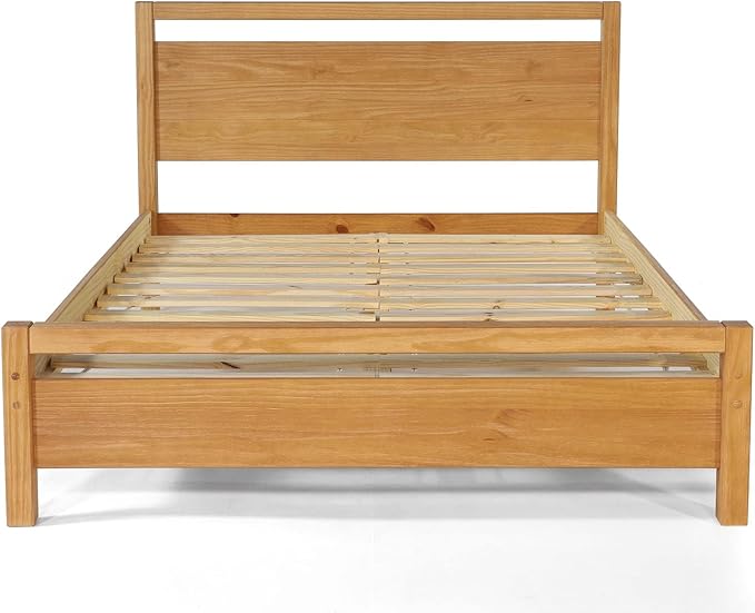 Grain Wood Furniture Loft King Size Solid Wood Bed - Image 4