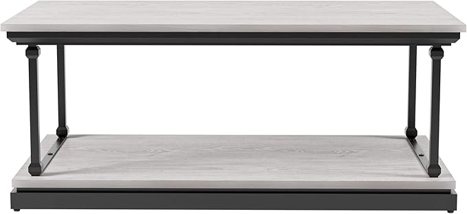 24/7 Shop at Home Ambridge Transitional Multi-Storage Wood 3-Piece Coffee Table - Image 7