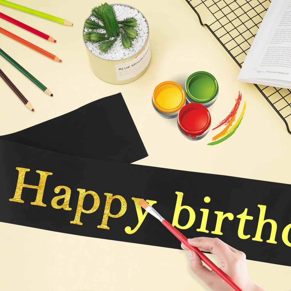 Blank Sash 16 PCS Sashes DIY Satin Sash Chair Sashes Scout Sash President Sash Senior Sash Scout Sash Wedding Party Sash