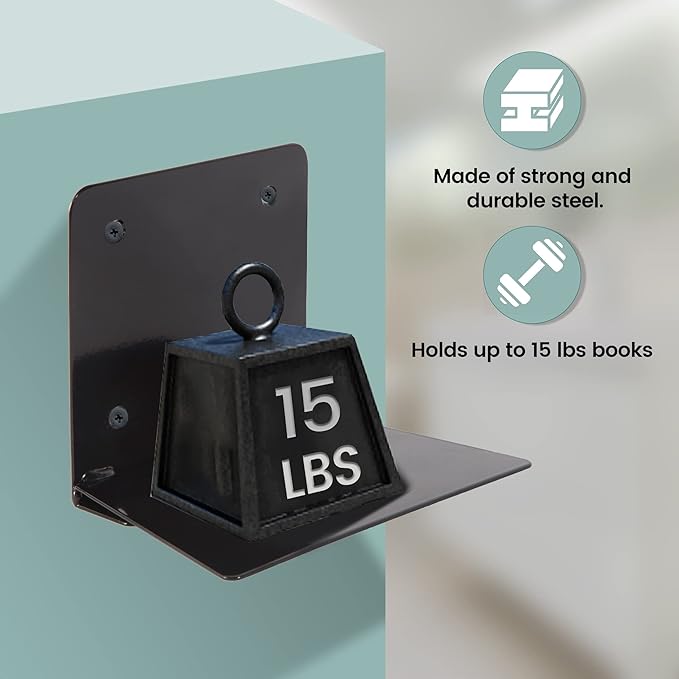 STORAGE MANIAC Floating Book Shelves - Image 4