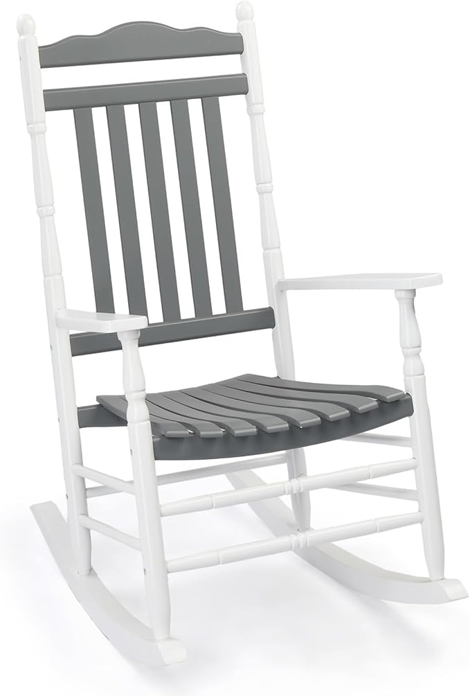 VINGLI Wooden Rocking Chair Outdoor, Patio Rockers by VINGLI