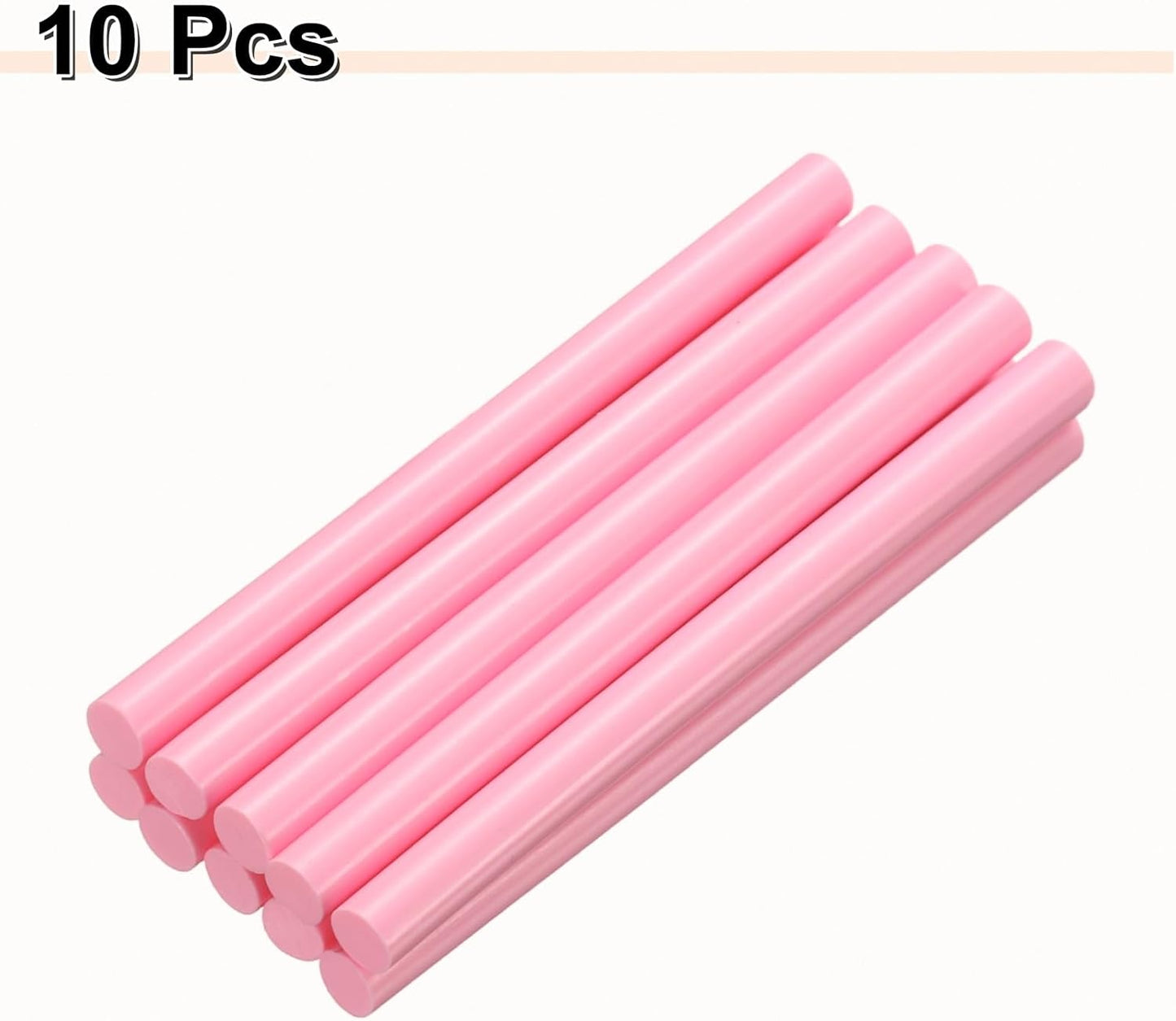 HARFINGTON 10pcs Hot Glue Sticks 0.28" Dia x 3.94" Long EVA Mini Hot Melt Adhesive Glue Stick for Hot Melt Gun Wood Plastic Glass Flowers Fabrics Foam, Pink