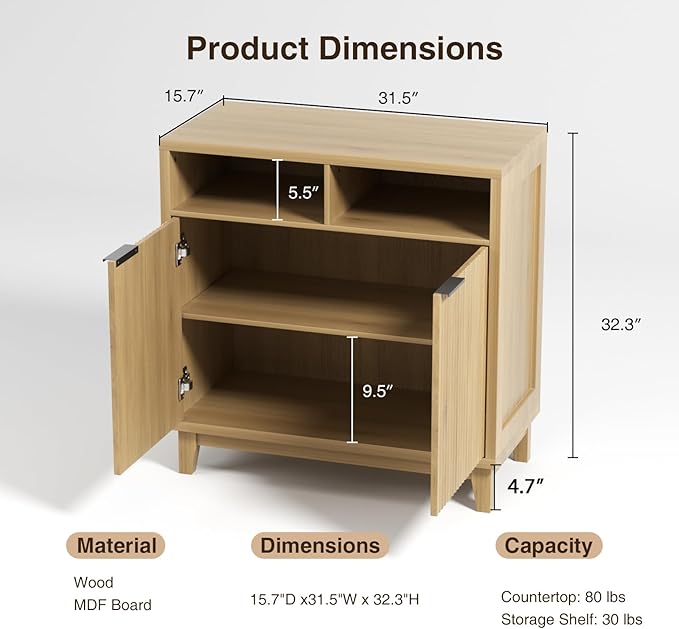 FiveWillowise Buffet Cabinet - Image 2